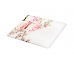 Close up Photo Flowers Cutting Board