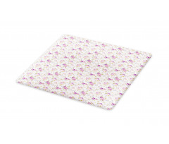 Soft Pastel Floral Cutting Board