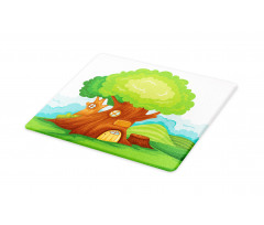 Cartoon Fantasy Home Cutting Board