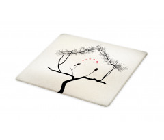 Love Birds Branch Cutting Board