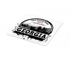 Welcoming Peach State Text Cutting Board