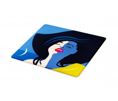 Lady Portrait Cutting Board