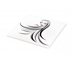 Long Straight Hair Cutting Board