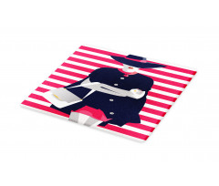 Fashion on Stripes Cutting Board