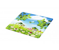 Spring Scene Cutting Board