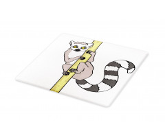 Tropical Ring Tailed Cartoon Cutting Board