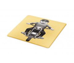 Tropical Monkey Scooter Art Cutting Board