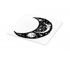 Crescent Doodle Cutting Board