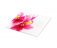 Close up Orchids View Cutting Board