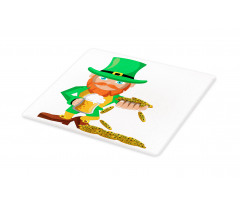 Holding Coins Beer Cutting Board