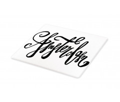 Cursive Modern Typography Cutting Board