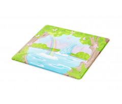 Rainbow Butterflies Cutting Board