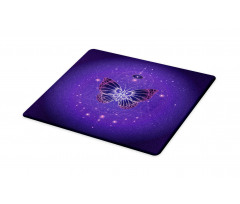 Galactic Butterfly Geometry Cutting Board