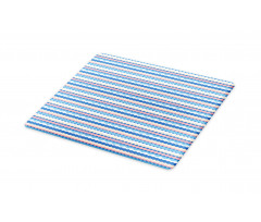 Grunge and Colorful Zigzags Cutting Board