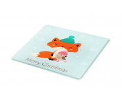 Merry Christmas Bird Animal Cutting Board