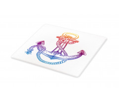 Ombre Anchor Rope Cutting Board