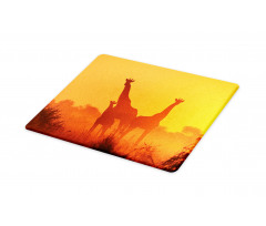 Sunset with Animals Cutting Board