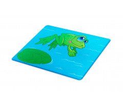 Diving Animal from a Leaf Cutting Board