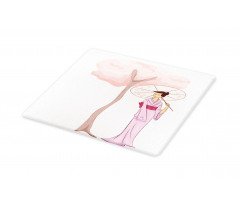 Woman Blossom Tree Cutting Board