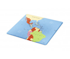 South North Pacific Ocean Cutting Board