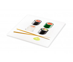 Japan Sushi and Chopsticks Cutting Board