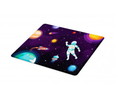 Astronaut in Space System Cutting Board