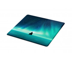 Aurora Borealis Single Rock Cutting Board