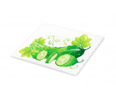 Juicy Cucumber Graphic Cutting Board