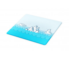 Frosty Elements Floating Cutting Board