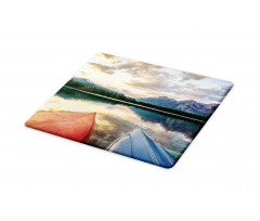 Edith Lake and Old Boats Cutting Board