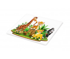 Colorful Forest Wildlife Cutting Board