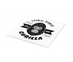 Animal World Calligraphic Cutting Board