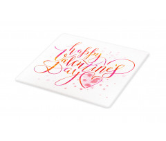 Warm Calligraphy Cutting Board