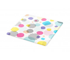 Colorful Spots Stripes Cutting Board