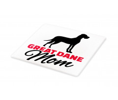 Dog Mom Lettering Cutting Board