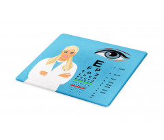 Female Ophthalmologist Cutting Board