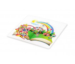 Rainbows and Clowns Cutting Board