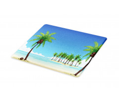 Coconut Trees in the Ocean Cutting Board