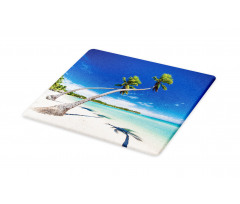 Trees Hanging Above a Lagoon Cutting Board