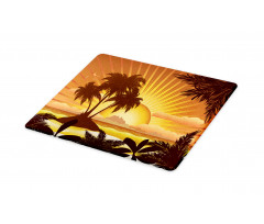 Digital Graphics Sunset Scene Cutting Board