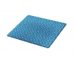 Rhythmic Triangles Grunge Cutting Board