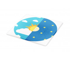 Day and Night Cartoon Cutting Board