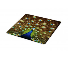 Peacock with Feathers Cutting Board