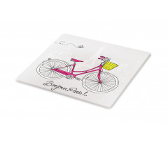 Bonjour Paris Bicycle Cutting Board