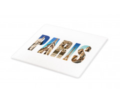 Modern Collage Wording Cutting Board