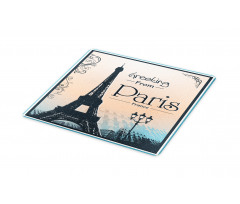 Greeting from Paris Cutting Board