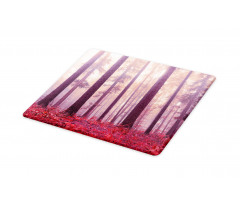 Trees Foggy Sunlight Cutting Board