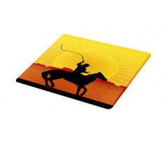 Cowboy on Horse Shade Cutting Board