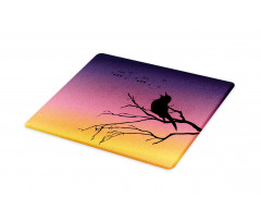 Gradient Sunrise Bird Cutting Board