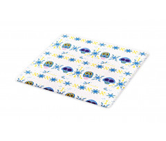 Skulls Bones Flora Cutting Board